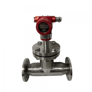 Fast-response inline industrial density meter